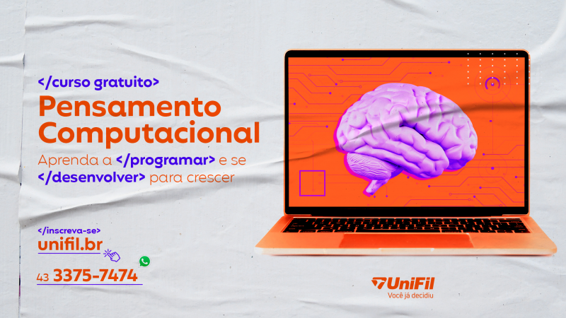 UniFil prepara jovens para mercado de TI com curso gratuito de Pensamento Computacional