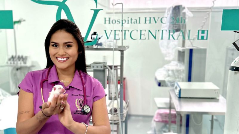 Raíssa confirma boa formação com internato de Medicina Veterinária em Portugal